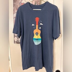 Life is good crusher Guitar T-shirt size large